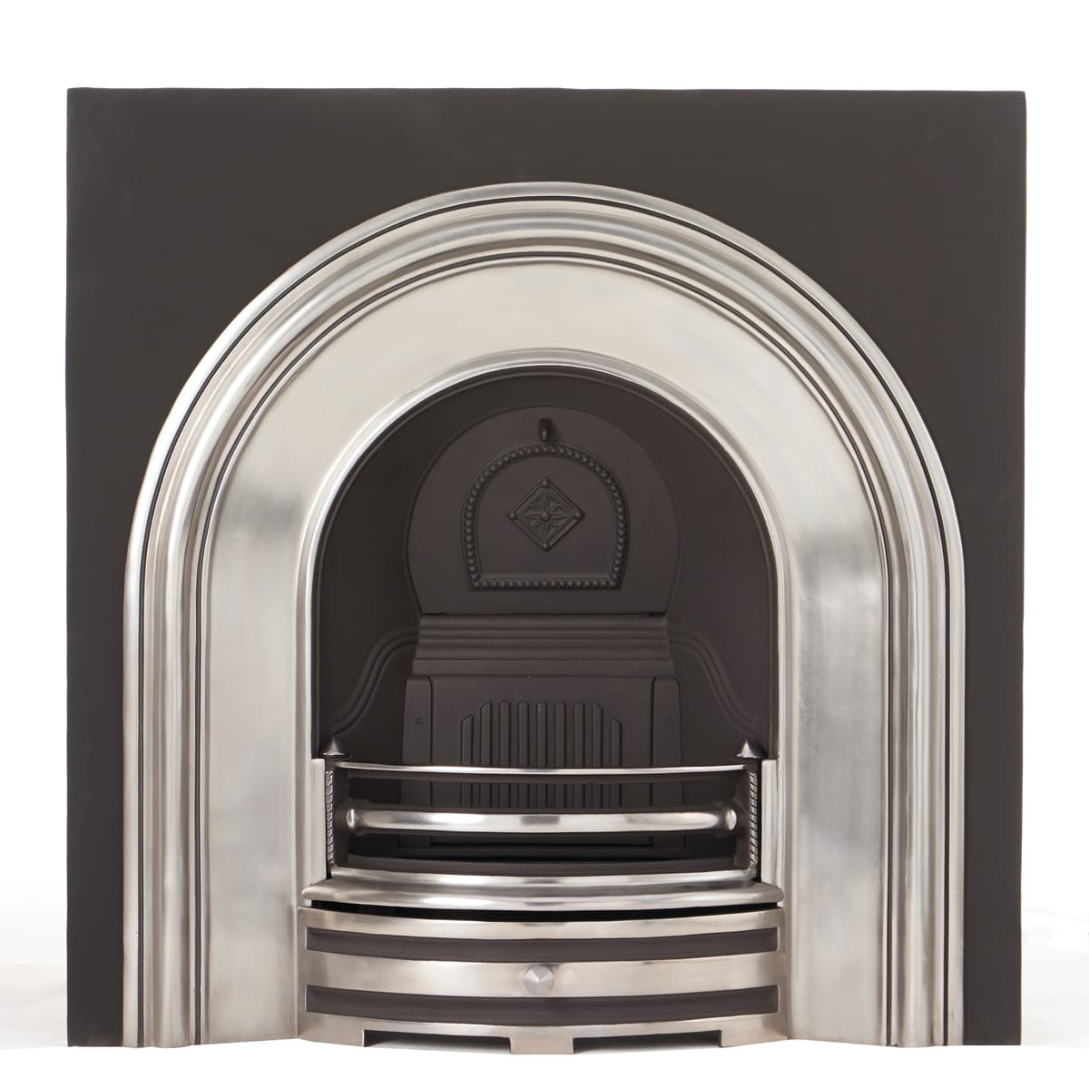 Harlington Half Polished Cast Iron Arched Insert