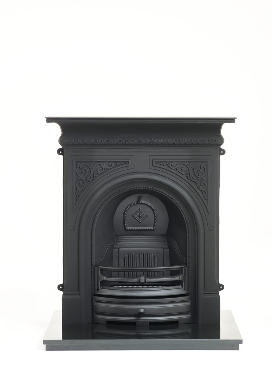 Greenock 36 Black Cast Iron Combination