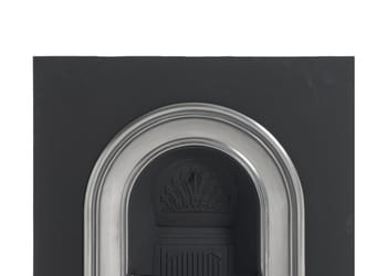 Horley Half Polished Cast Iron Arched Insert