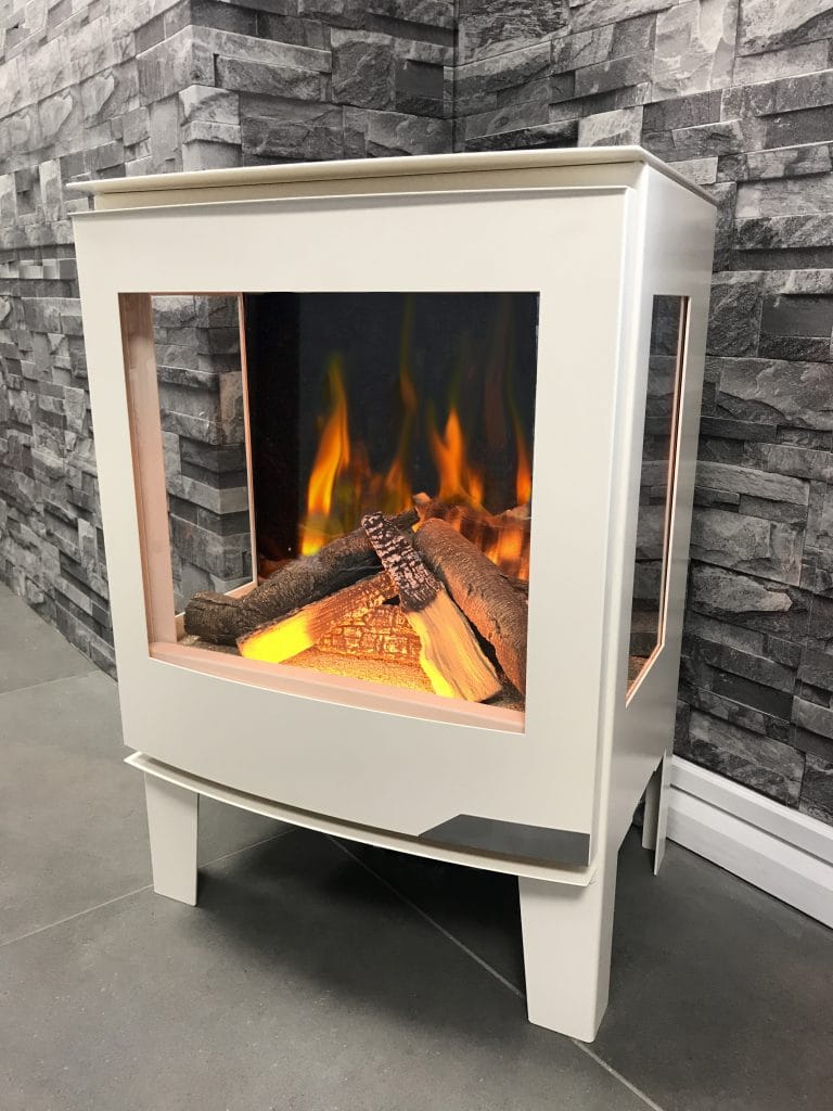 Banff3 Stove Ivory