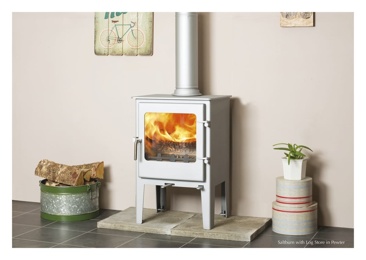 Saltburn ECO Smoke Control Log Pewter